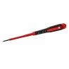 Bahco Standard Slotted Screwdriver 75 mm Blade, Bi-Material Handle, VDE/1000V Approved, 178mm Overall BE-8010S