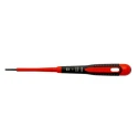 Bahco Slotted Screwdriver 100 mm Blade VDE 1000V Approved Insulated Bi-Material Handle BE-8220S