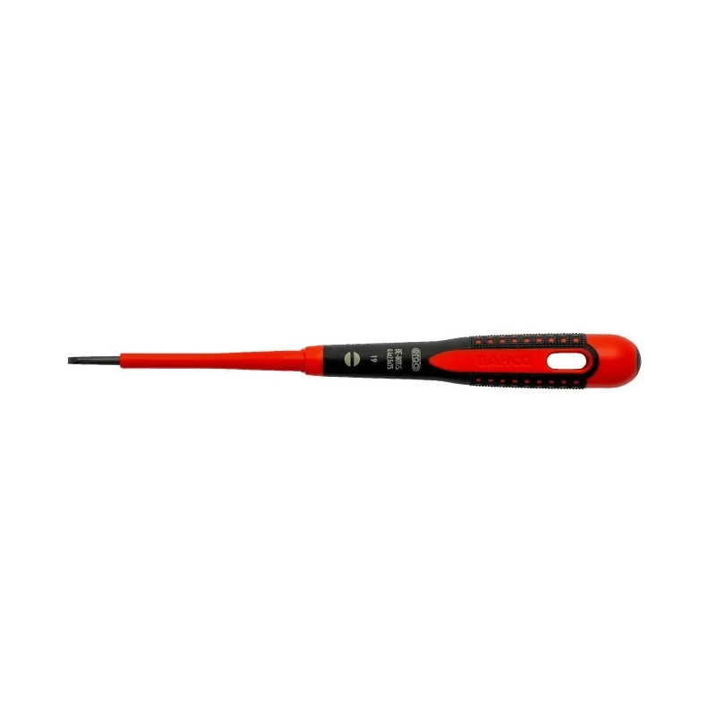 Bahco Slotted Screwdriver 100 mm Blade VDE 1000V Approved Insulated Bi-Material Handle BE-8220S