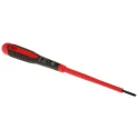 Bahco Slotted Screwdriver 100 mm Blade VDE 1000V Approved Insulated Bi-Material Handle BE-8220S