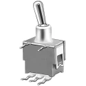 KNITTER-SWITCH Toggle Switch PCB Mount On-On SPDT 48 V dc 48 V ac Nickel Plated Brass Actuator ATE 1 F-RA