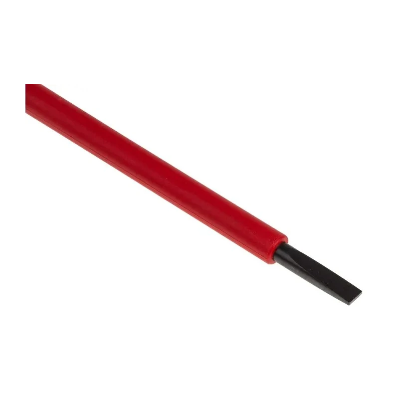 Bahco Slotted Screwdriver with 100 mm Alloy Steel Blade, Bi-Material Handle, Ergonomic Grip, Insulated for 1000V BE-8040S