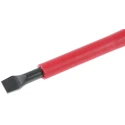 Bahco Slotted Screwdriver with 125 mm Blade, Bi-Material Handle, VDE 1000V Approved, Ergonomic Black Oxide Tip BE-8050S