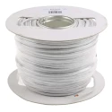 RS PRO Control Cable, 4 Cores, 0.19mm² Tin Plated Annealed Copper, Polyvinyl Chloride White Sheath, Unscreened 820-0185