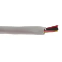 RS PRO Control Cable, 4 Cores, 0.19mm² Tin Plated Annealed Copper, Polyvinyl Chloride White Sheath, Unscreened 820-0185