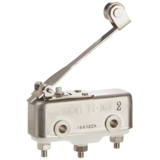Omron Roller Lever Limit Switch, SPDT Contact, 250V AC, 1A, Ceramic Housing, IP00, TZ-1GV2