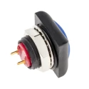 RS PRO Push Button Switch Momentary PCB Mount 13.6 mm Cutout SPST Blue LED IP67 50 V dc 32 V ac 820-7565