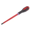 Bahco Standard Insulated Screwdriver PZ3 Tip 150 mm Blade VDE 1000V Approved, 272 mm Overall BE-8830S