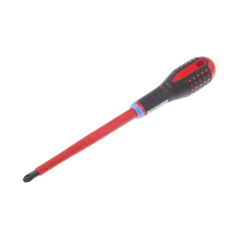 Bahco Standard Insulated Screwdriver PZ3 Tip 150 mm Blade VDE 1000V Approved, 272 mm Overall BE-8830S
