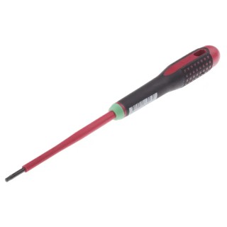 Bahco Standard Screwdriver, T10 Tip, 100 mm Blade VDE/1000V Approved, 222mm Overall BE-8910S