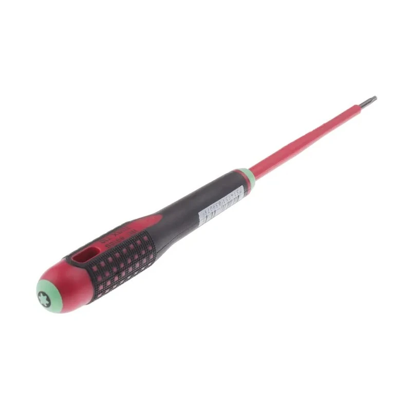 Bahco Standard Screwdriver, T10 Tip, 100 mm Blade VDE/1000V Approved, 222mm Overall BE-8910S