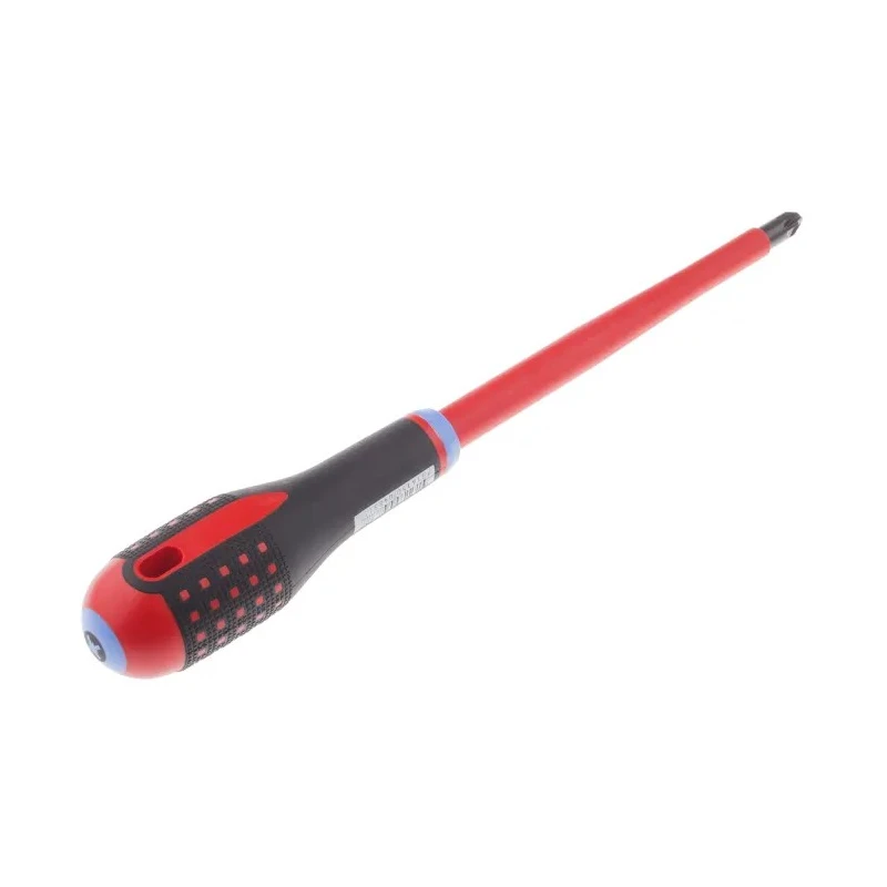 Bahco Standard Insulated Screwdriver PZ3 Tip 150 mm Blade VDE 1000V Approved, 272 mm Overall BE-8830S