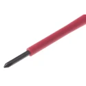 Bahco Standard PH0 Tip Insulated Screwdriver with 75 mm Alloy Steel Blade, Bi-Material Handle, VDE/1000V Approved BE-8600S
