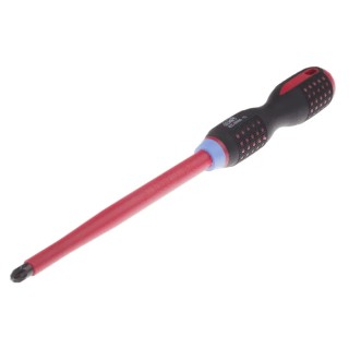 Bahco Pozidriv Screwdriver PZ4 Tip 200 mm Blade VDE/1000V Approved, 365 mm Overall BE-8840S