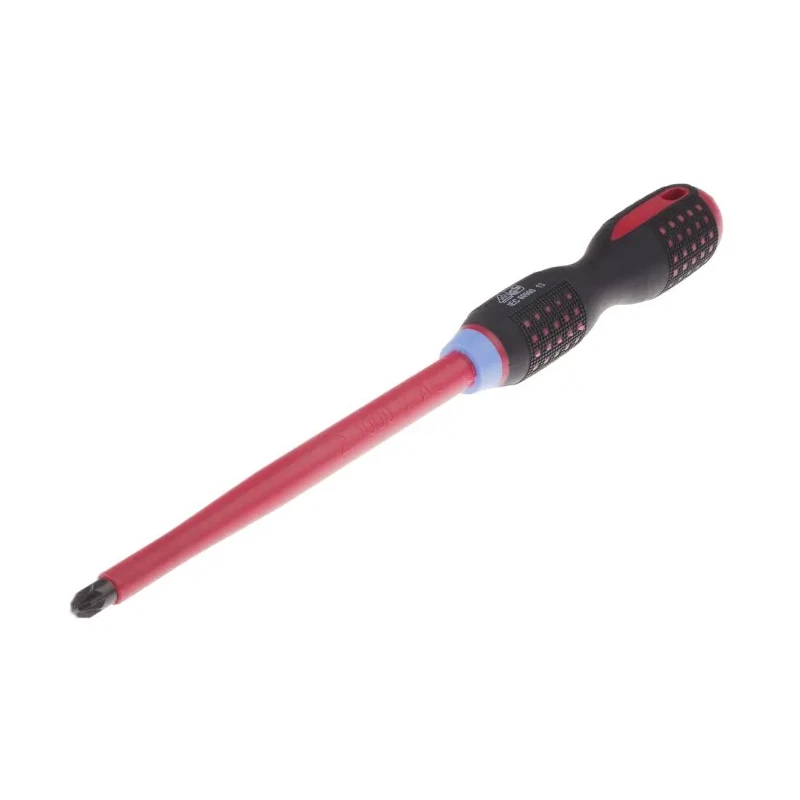 Bahco Pozidriv Screwdriver PZ4 Tip 200 mm Blade VDE/1000V Approved, 365 mm Overall BE-8840S
