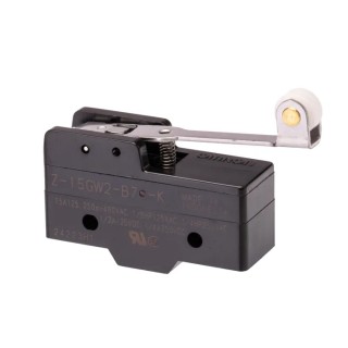 Omron Z Series Roller Lever Limit Switch, SPDT Contact, Thermosetting Resin Housing, 500V AC, , Mechanical Life 20 IP00
