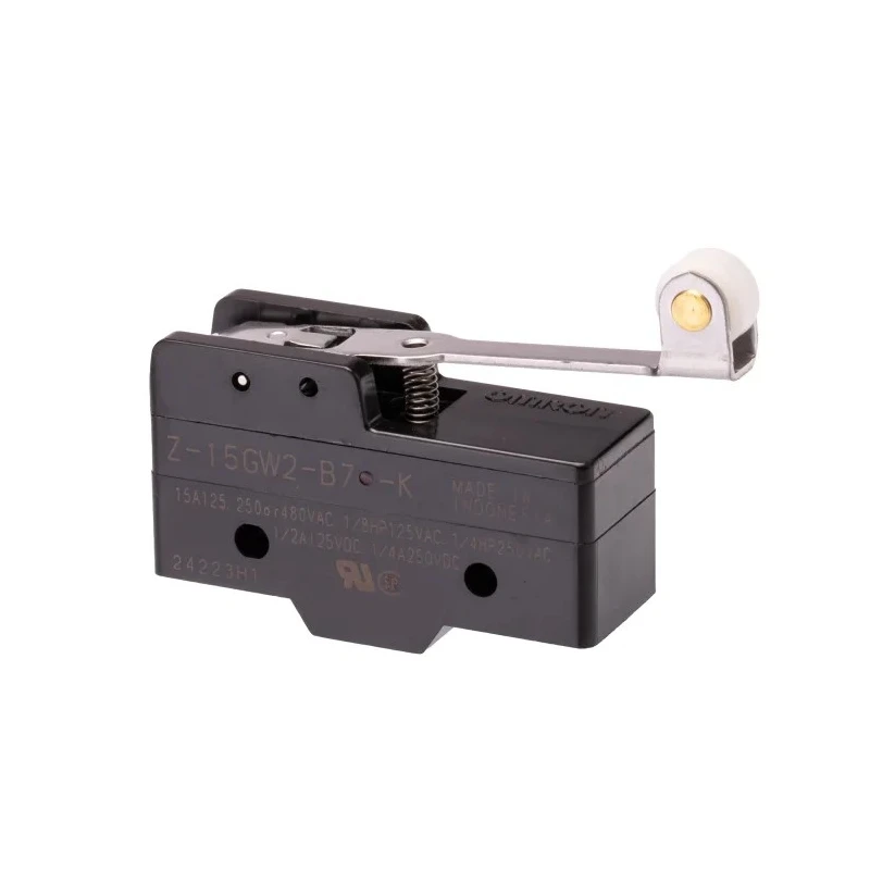 Omron Z Series Roller Lever Limit Switch, SPDT Contact, Thermosetting Resin Housing, 500V AC, , Mechanical Life 20 IP00