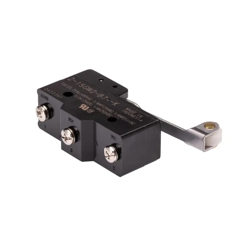 Omron Z Series Roller Lever Limit Switch, SPDT Contact, Thermosetting Resin Housing, 500V AC, , Mechanical Life 20 IP00