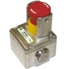 IDEM ES Series Twist Release Emergency Stop Push Button, Surface Mount, 2 NC/1 NO, IP69K