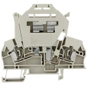 Weidmüller Fused DIN Rail Terminal Block Beige 1-Level Clamp Z Series 1616430000