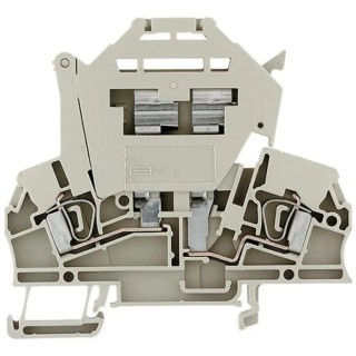 Weidmüller Fused DIN Rail Terminal Block Beige 1-Level Clamp Z Series 1616430000