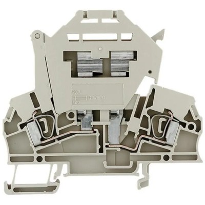 Weidmüller Fused DIN Rail Terminal Block Beige 1-Level Clamp Z Series 1616430000