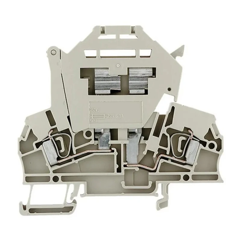 Weidmüller Fused DIN Rail Terminal Block Beige 1-Level Clamp Z Series 1616430000
