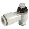 SMC AS Series Flow Controller NPT Tube, Speed Controller with Push-Pull Locking Dial AS2211F-N02-07