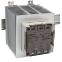 Omron G3PE Three Phase Series Solid State Relay, 45A Load Current, DIN Rail Mount, 528V AC Load, 12-24V DC Control 