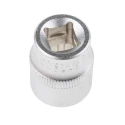 RS PRO Socket 3/8 in Drive 16 mm 12 Point Square Chrome Vanadium Steel Sand Blasted Finish 830-4054