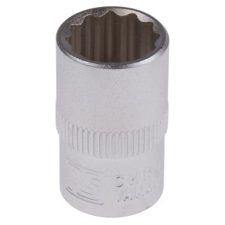 RS PRO 3/8 in Drive 12 mm 12 Point Square Chrome Vanadium Steel Socket 830-4044