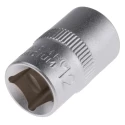 RS PRO 3/8 in Drive 12 mm 12 Point Square Chrome Vanadium Steel Socket 830-4044