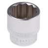 RS PRO 3/8 in Drive 20 mm 12 Point Square Chrome Vanadium Steel Socket 830-4079