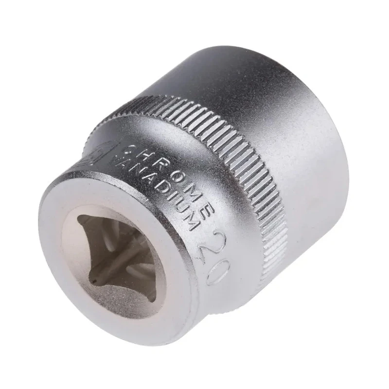 RS PRO 3/8 in Drive 20 mm 12 Point Square Chrome Vanadium Steel Socket 830-4079