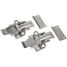 Southco Stainless Steel Zinc Plated Spring Loaded Draw Latch 87 mm Length 52 mm Width 20 mm Depth V4-0006-52-RS
