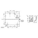 Southco Stainless Steel Zinc Plated Spring Loaded Draw Latch 87 mm Length 52 mm Width 20 mm Depth V4-0006-52-RS