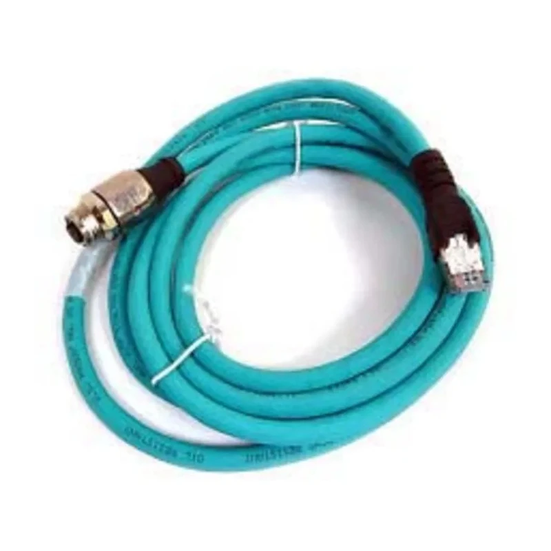 Turck M12 RJ45 Ethernet Cable 3 m Teal Thermoplastic Elastomer 