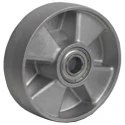 LAG Grey Aluminium Trolley Wheel 600 kg Load Capacity 190mm Diameter 50mm Width Ball Bearing 39040CC