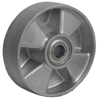 LAG Grey Aluminium Trolley Wheel 600 kg Load Capacity 190mm Diameter 50mm Width Ball Bearing 39040CC