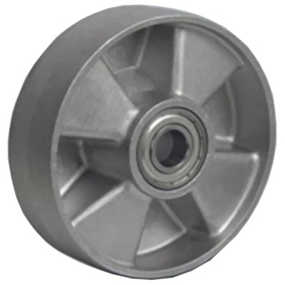 LAG Grey Aluminium Trolley Wheel 600 kg Load Capacity 190mm Diameter 50mm Width Ball Bearing 39040CC