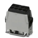 Phoenix Contact Terminal Block UDB 2X25/16 BK Series Black, 1.5mm² to 25mm², 1-Level Screw Termination 3071356