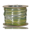 RS PRO H07Z-R Series Yellow, Green 1.5 mm² Hook Up Wire, 16 AWG, 7/0.53 mm Strands, 100 m Length, Ethylene 836-0987