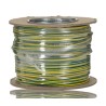 RS PRO H07Z-R Series Yellow, Green 1.5 mm² Hook Up Wire, 16 AWG, 7/0.53 mm Strands, 100 m Length, Ethylene 836-0987
