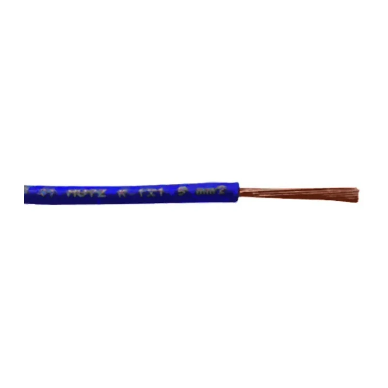 RS PRO H05Z-K Series Blue 0.75 mm² (18 AWG) Hook Up Wire, 22 x 1.0 mm Core Strands, 100 m Length, Low Smoke Zero 836-0767