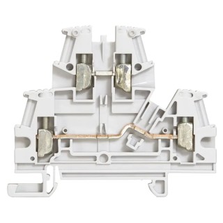 Legrand 371 Series 2-Level Fused Grey Feed Through Terminal Block Screw Termination 300, 500V 36A 0 371 68