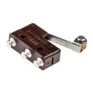Honeywell Technologies Roller Lever Micro Switch, Solder Terminal, 1A, 125 V ac, SPDT 311SM68-T