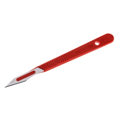 Swann-Morton Carbon Steel Flat Scalpel Blade, Blade Size 25A, 50 Pieces Package 1801