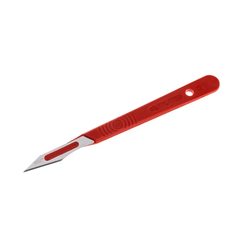 Swann-Morton Carbon Steel Flat Scalpel Blade, Blade Size 25A, 50 Pieces Package 1801