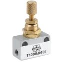 Norgren T1000 Series Uni-Directional Flow Regulator, Inlet Female, Outlet Female Threaded G, 1-10 bar Operating T1000M0500