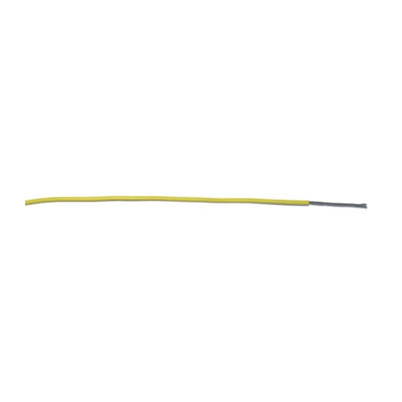 RS PRO Yellow 0.34 mm² 22 AWG 7/0.25 mm Hook Up Wire 250 m Polyvinyl Chloride Jacket 851-3589
